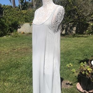 NWOT Anthropologie see-through maxi dress